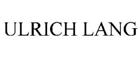 Ulrich Lang Ulrich Lang