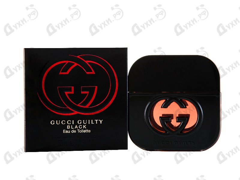 gucci guilty red and black