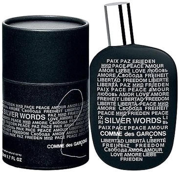 Comme Des Garcons - 2 Silver Words